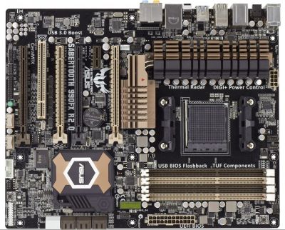 Лот: 7949154. Фото: 1. Материнская плата Asus Sabertooth... Материнские платы