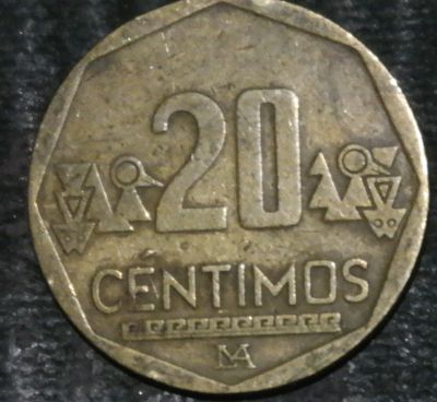 Лот: 20055718. Фото: 1. Экзотика с рубля (81846) Перу. Остальные страны