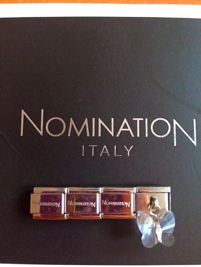 Лот: 5488609. Фото: 1. Звено "Бабочка" Nomination. Кулоны, подвески
