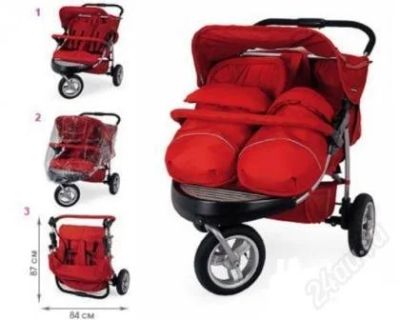 Лот: 1951850. Фото: 1. Коляска для близнецов MOTHERCARE. Коляски