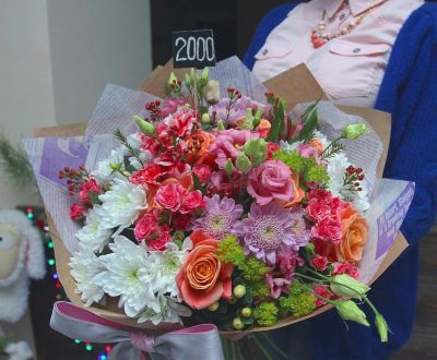 Лот: 7240426. Фото: 1. Сборный букет. Цветы на Щорса... Свежие цветы