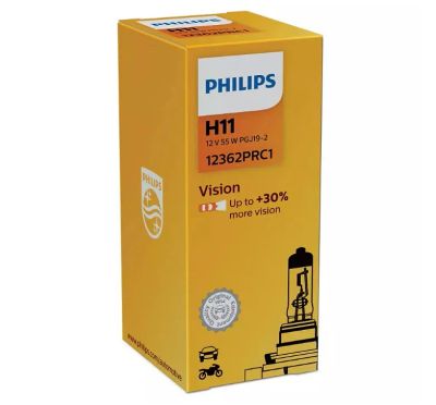 Лот: 20764247. Фото: 1. Лампа H11 Philips 12В 55Вт +30... Оптика и освещение