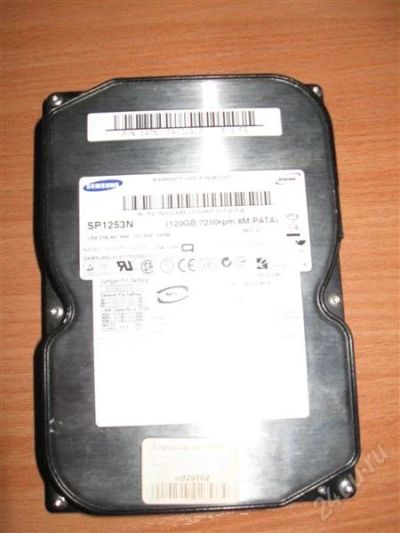 Лот: 2344075. Фото: 1. Жесткий диск samsung 120gb PATA. Жёсткие диски (HDD)