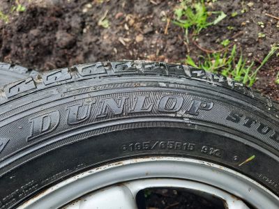 Лот: 16607294. Фото: 1. Колеса 195/65r15 с honda stepwgn. Шины на дисках