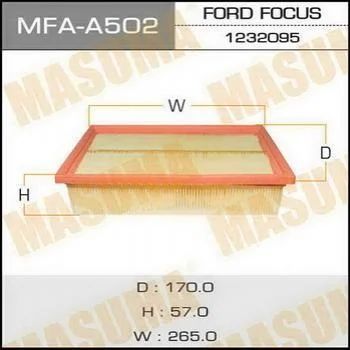 Лот: 8536623. Фото: 1. Фильтр воздушный MFA-A502 Masuma... Расходные материалы