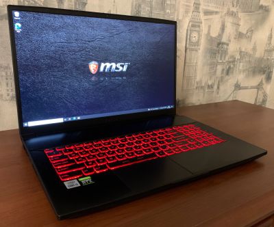 Лот: 18448747. Фото: 1. MSI 17.3" IPS 144Hz/RTX 3050 Ti... Ноутбуки