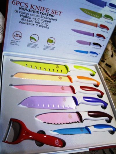 Лот: 4345714. Фото: 1. Набор ножей 6PCS Knife set Royal. Столовые приборы, ножи