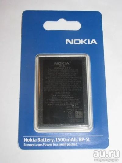 Лот: 1538756. Фото: 1. Акб BP-5L Original 100% Nokia... Аккумуляторы