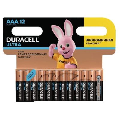 Лот: 15543217. Фото: 1. Батарейка AAA Duracell Ultra LR03... Батарейки, аккумуляторы, элементы питания