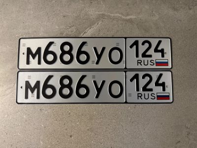 Лот: 25356887. Фото: 1. Продам гос.номер М 686 УО 124. Госномера