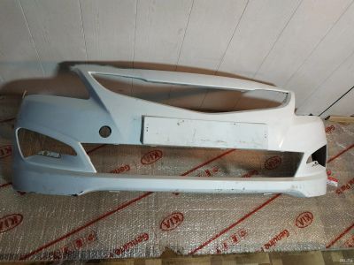 Лот: 12874243. Фото: 1. Солярис 2015 год Бампер задний... Кузов