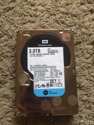 Лот: 13852288. Фото: 1. Новый жесткий диск на 3 тб. Жёсткие диски (HDD)