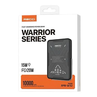 Лот: 25794894. Фото: 1. POWER BANK RECCI WARIOR RPB W32... Внешние, портативные аккумуляторы для смартфонов (Power bank)