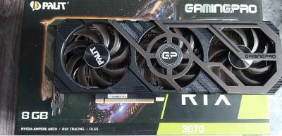 Лот: 21090196. Фото: 1. Видеокарта Palit GeForce RTX 3070... Видеокарты