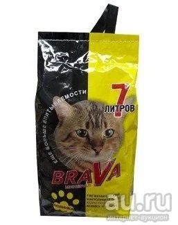 Лот: 9523485. Фото: 1. Наполнитель Брава 7л Стандарт... Миски, лотки, наполнители