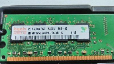 Лот: 10621073. Фото: 1. Hynix DDR2 2Gb PC6400 одной планкой. Оперативная память