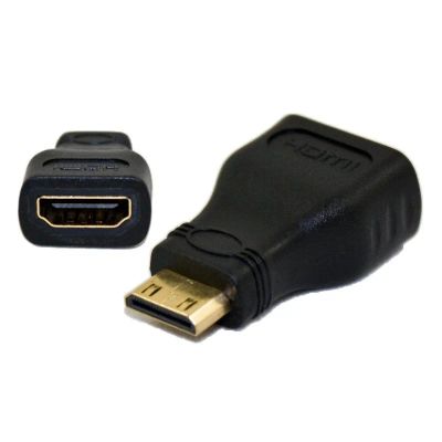 Лот: 13730314. Фото: 1. Переходник с mini HDMI папа на... Шлейфы, кабели, переходники