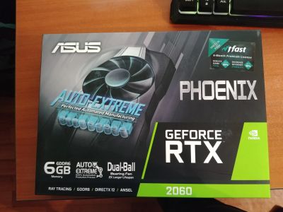 Лот: 13967112. Фото: 1. Видеокарта rtx2060 Asus 6144Mb... Видеокарты