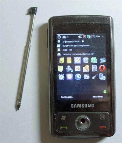 Лот: 3672812. Фото: 1. Смартфон Samsung SGH-i740, Windows... Смартфоны