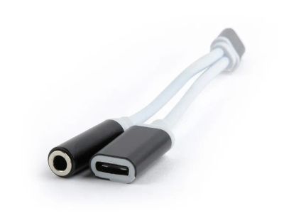 Лот: 20036287. Фото: 1. Переходник USB Type-C (M) - Jack3... Шлейфы, кабели, переходники