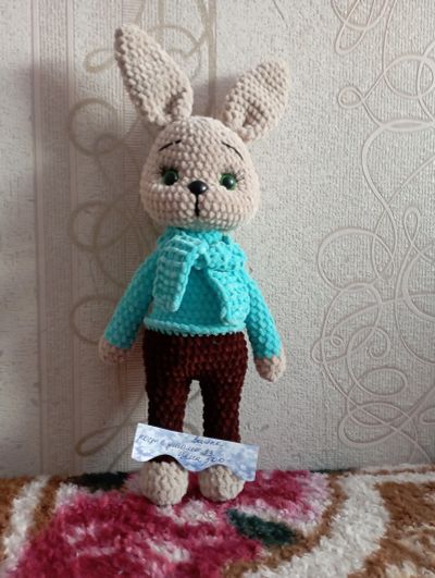 Лот: 20044030. Фото: 1. Вязаные игрушки. Авторские куклы, игрушки, поделки