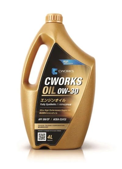 Лот: 20373307. Фото: 1. CWORKS OIL 0W-30 SN/CF C3, 4L... Масла, жидкости