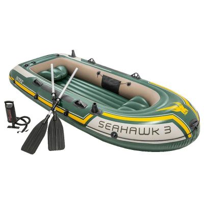 Лот: 22376707. Фото: 1. Лодка Intex Seahawk 3 Set надувная... Другое (водный спорт)