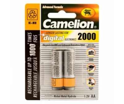 Лот: 8783655. Фото: 1. Аккумулятор R6 AA (2000mAh) Ni-MH... Батарейки, аккумуляторы, элементы питания