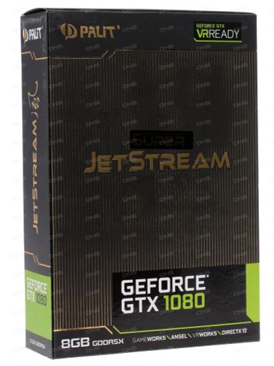 Лот: 17192277. Фото: 1. Видеокарта Palit GeForce GTX 1080... Видеокарты