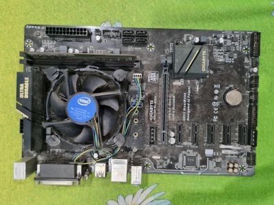 Лот: 18861825. Фото: 1. GA-H110-D3A+G3930+8gb 2133mhz. Комплекты запчастей