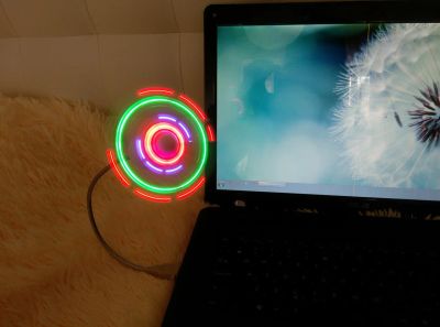 Лот: 9013742. Фото: 1. Мини USB-вентилятор для ноутбука. Другое (аксессуары)