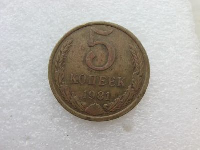Лот: 7764571. Фото: 1. Монета 5 копеек 1981 года. Россия и СССР 1917-1991 года