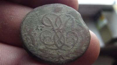 Лот: 11063157. Фото: 1. Интересная, нечастая копейка 1760... Россия до 1917 года