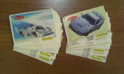Лот: 4169553. Фото: 1. Вкладыши Turbo (Турбо) 89шт. Наклейки, карточки, вкладыши