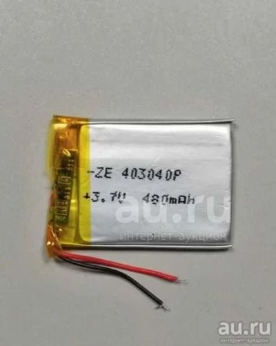Лот: 18862704. Фото: 1. Аккумулятор 403040 3,7V 480mah. Аккумуляторы