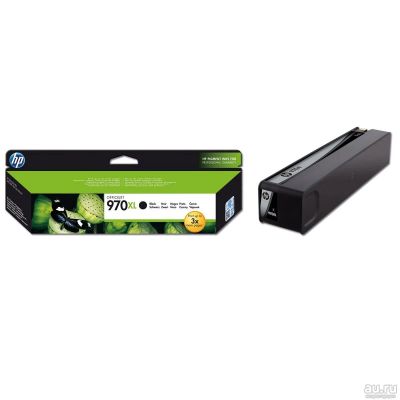 Лот: 13115855. Фото: 1. Картридж HP CN625AE (№970XL, black... Картриджи, расходные материалы