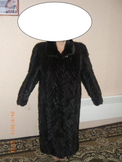 Лот: 3210942. Фото: 1. Шуба кусочки норки 52-54. Верхняя одежда