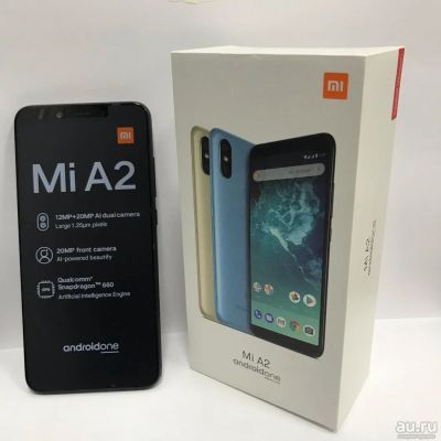 Лот: 12567705. Фото: 1. Xiaomi Mi A2 32GB Black гарантия. Смартфоны