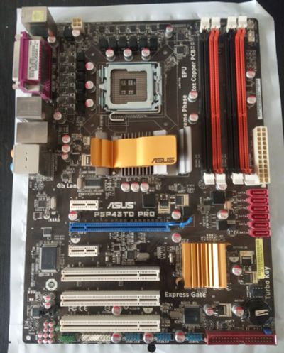 Лот: 17194620. Фото: 1. Материнская плата Asus P5P43TD... Материнские платы