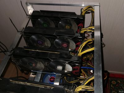 Лот: 17249662. Фото: 1. Майнинг ферма Rx 570 8gb. Майнинг фермы, товары для майнинга