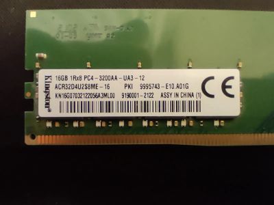Лот: 24611624. Фото: 1. Kingston ddr4*16gb. Оперативная память