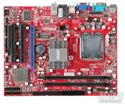 Лот: 8616099. Фото: 1. MSI G31TM-P21 (LGA775, 2xDDR2... Материнские платы