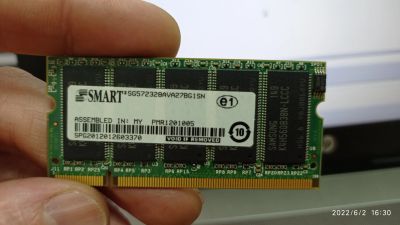 Лот: 19117472. Фото: 1. Smart Modular 256MB PC2700 DDR-333MHz... Оперативная память