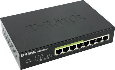 Лот: 14002226. Фото: 1. Коммутатор D-Link DGS-1008P gigabit... Коммутаторы