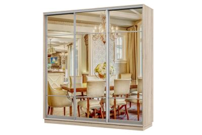 Лот: 24634729. Фото: 1. Шкаф-купе 3-дверный Hoff Практик. Шкафы, шкафы-купе