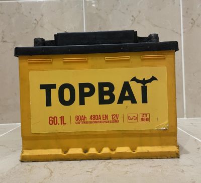Лот: 19874059. Фото: 1. Продам Аккумулятор TopBat 60 АЧ... Аккумуляторы