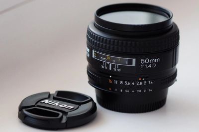 Лот: 8006633. Фото: 1. Nikon 50mm 1,4D (made in Japan... Объективы