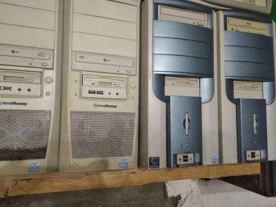 Лот: 16837957. Фото: 1. Одним лотом 2 ядра 2 гига 6 штук. Компьютеры в сборе