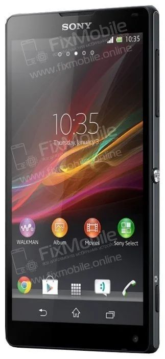 Лот: 11078921. Фото: 1. sony xperia zl ,разбит дисплей... Смартфоны