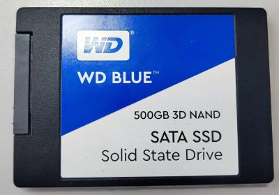 Лот: 21453834. Фото: 1. SSD диск WD Blue 500 ГБ. SSD-накопители